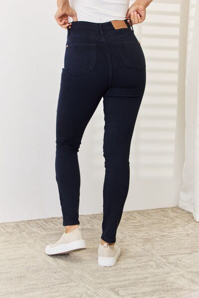 Judy Blue Full Size Garment Dyed Tummy Control Skinny Jeans Trandify deal