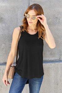 Basic Bae Full Size Round Neck Tank Trandify Deal