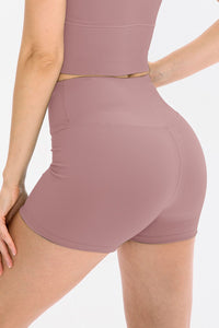 Slim Fit Wide Waistband Sports Shorts Trandify deal