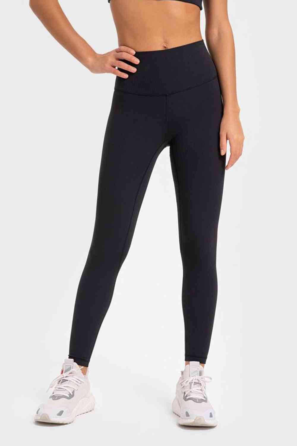 Millennia Highly Stretchy Wide Waistband Yoga Leggings Trandify deal