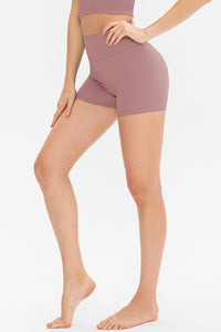 Slim Fit Wide Waistband Sports Shorts Trandify deal