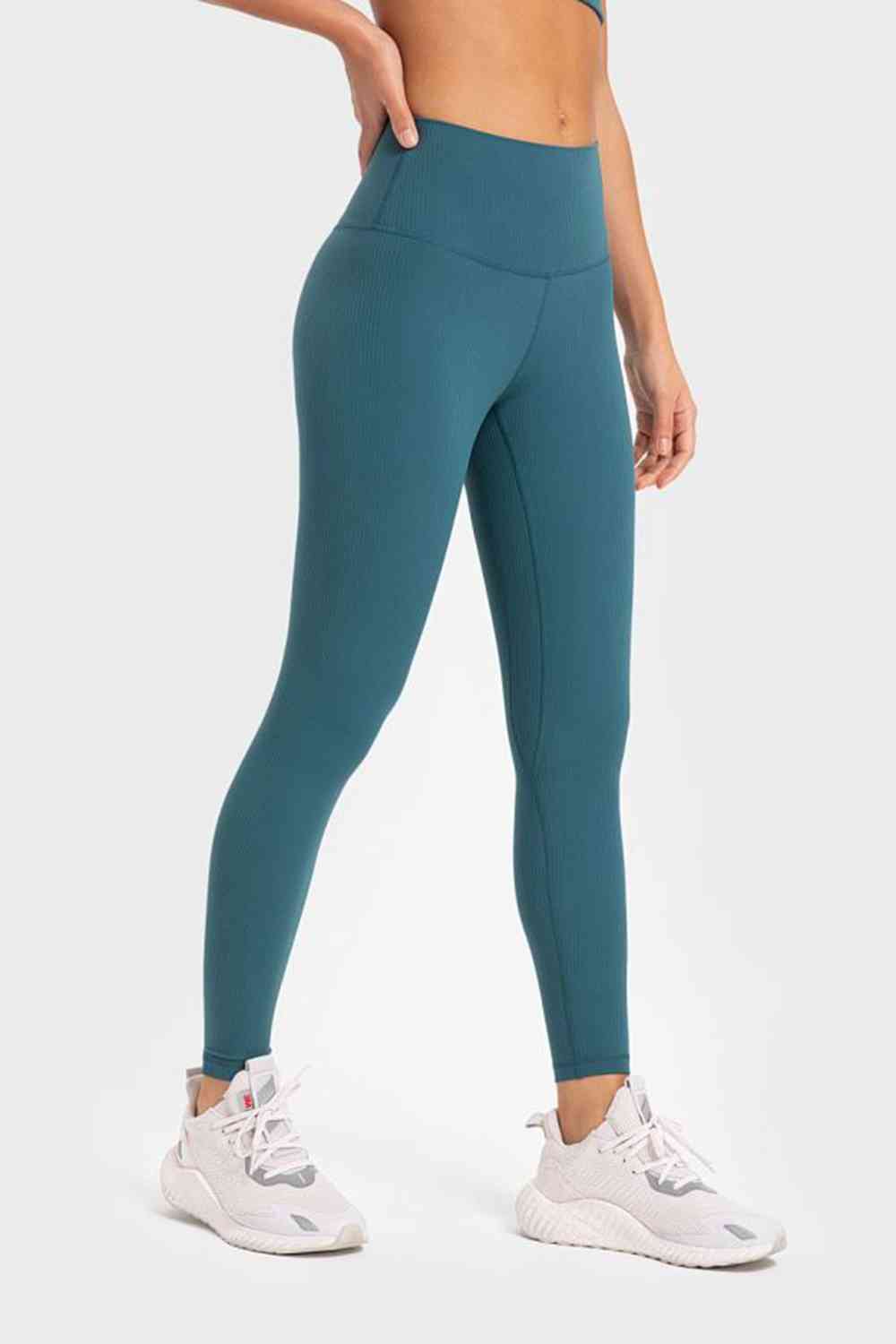 Millennia Highly Stretchy Wide Waistband Yoga Leggings Trandify deal