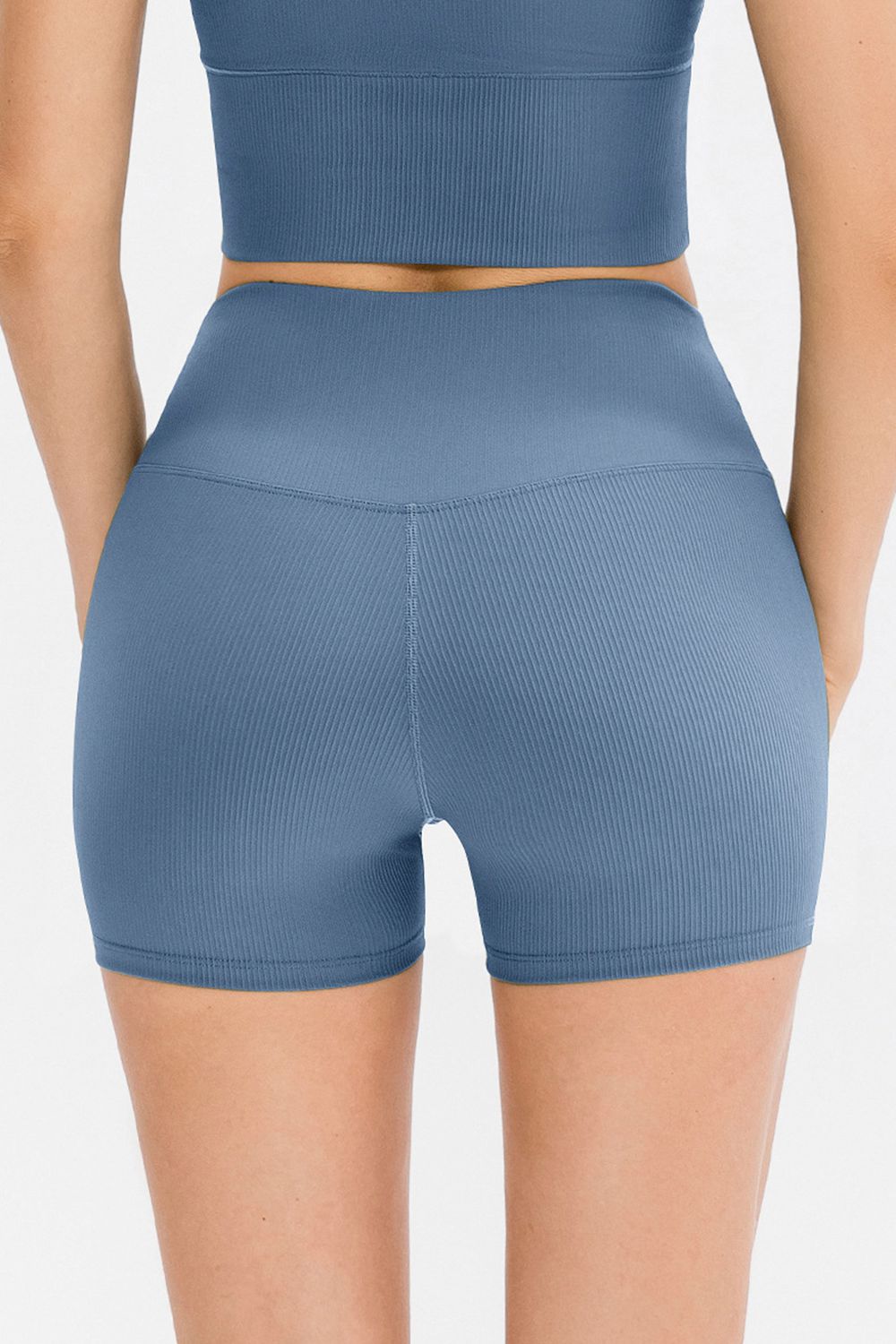 Slim Fit Wide Waistband Sports Shorts Trandify deal