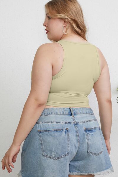 Basic Bae Full Size Round Neck Slim Tank - Trandify Deal