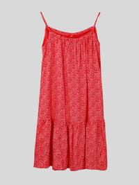 Full Size Printed Sleeveless Mini Cami Dress Trandify deal