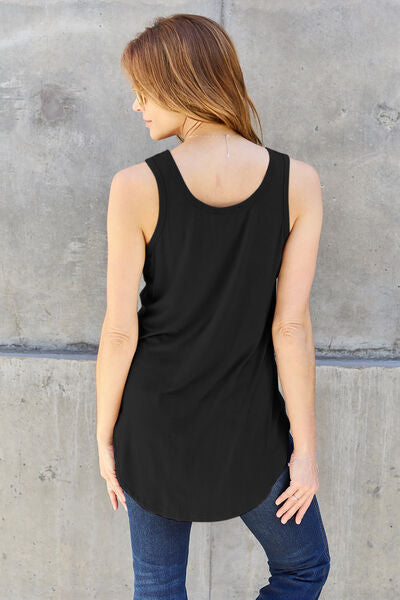 Basic Bae Full Size Round Neck Tank Trandify Deal