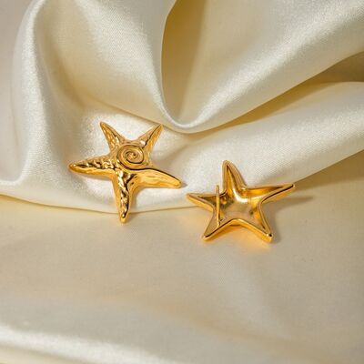 Stainless Steel Star Shape Earrings Trandify deal