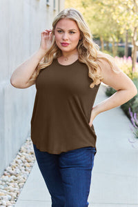 Basic Bae Full Size Round Neck Tank Trandify Deal