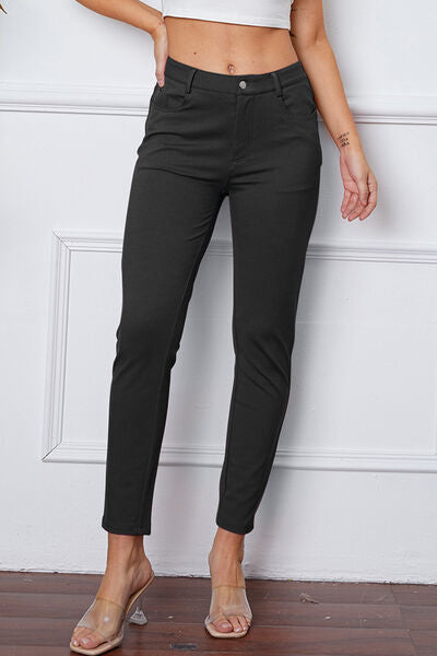 StretchyStitch Pants by Basic Bae Trandify deal