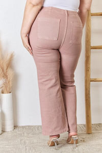 RISEN Full Size High Rise Ankle Flare Jeans Trandify deal