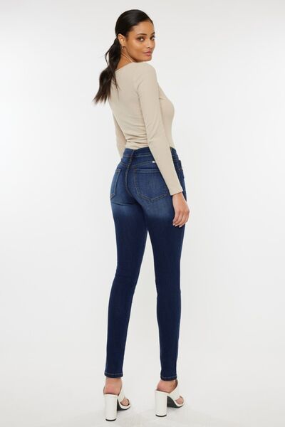 Kancan Mid Rise Gradient Skinny Jeans Trandify deal