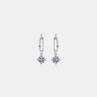2 Carat Moissanite 925 Sterling Silver Earrings Trandify deal