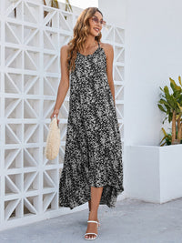Ditsy Floral Scoop Neck Midi Cami Dress Trandify deal
