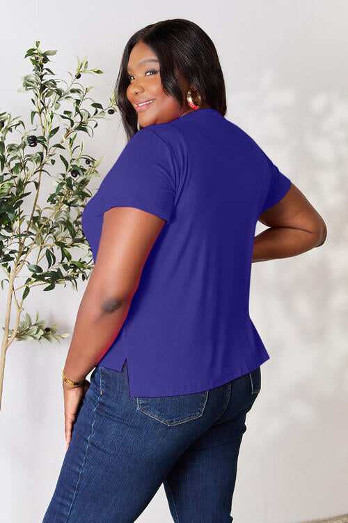 Basic Bae Full Size Round Neck Short Sleeve T-Shirt Trandify deal