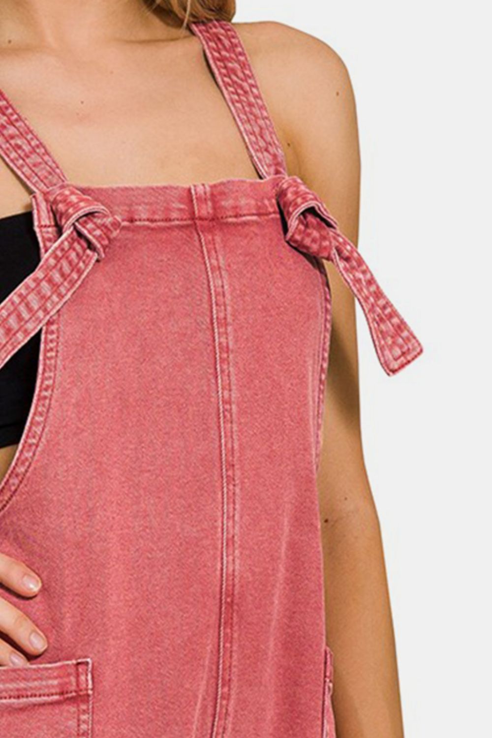 Soft Comfortable Women’s Romper with Adjustable Knot Strap