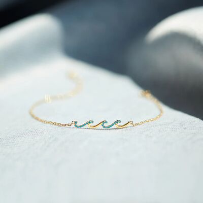 925 Sterling Silver Zircon Bracelet Trandify deal