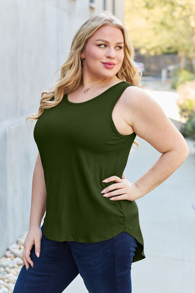 Basic Bae Full Size Round Neck Tank Trandify Deal