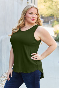 Basic Bae Full Size Round Neck Tank Trandify Deal