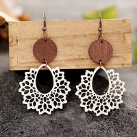 Geometric Cutout Dangle Earrings Trandify deal