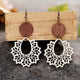Geometric Cutout Dangle Earrings Trandify deal