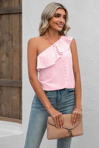 Eyelet One-Shoulder Tank Trandify deal