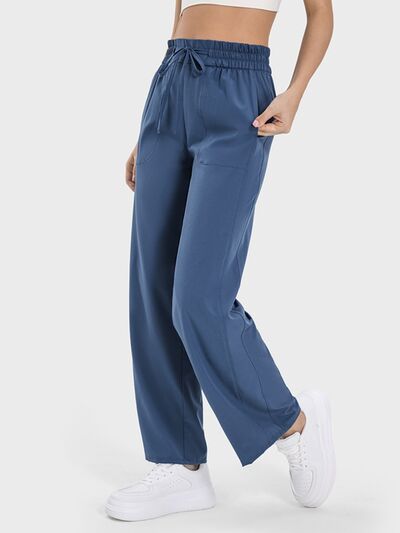 Millennia Drawstring Pocketed Active Pants Trandify deal