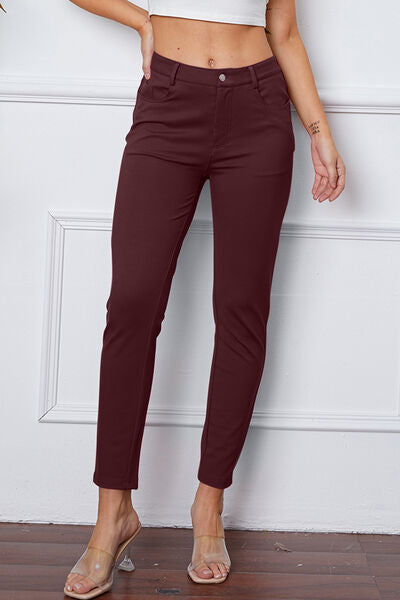 StretchyStitch Pants by Basic Bae Trandify deal