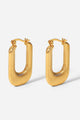 Good Luck Charm Screw-Thread U-Shaped Earrings Trandify deal