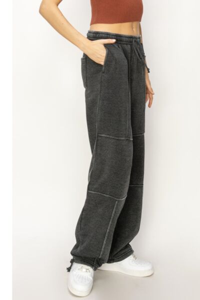 HYFVE Stitched Design Drawstring Sweatpants Trandify deal