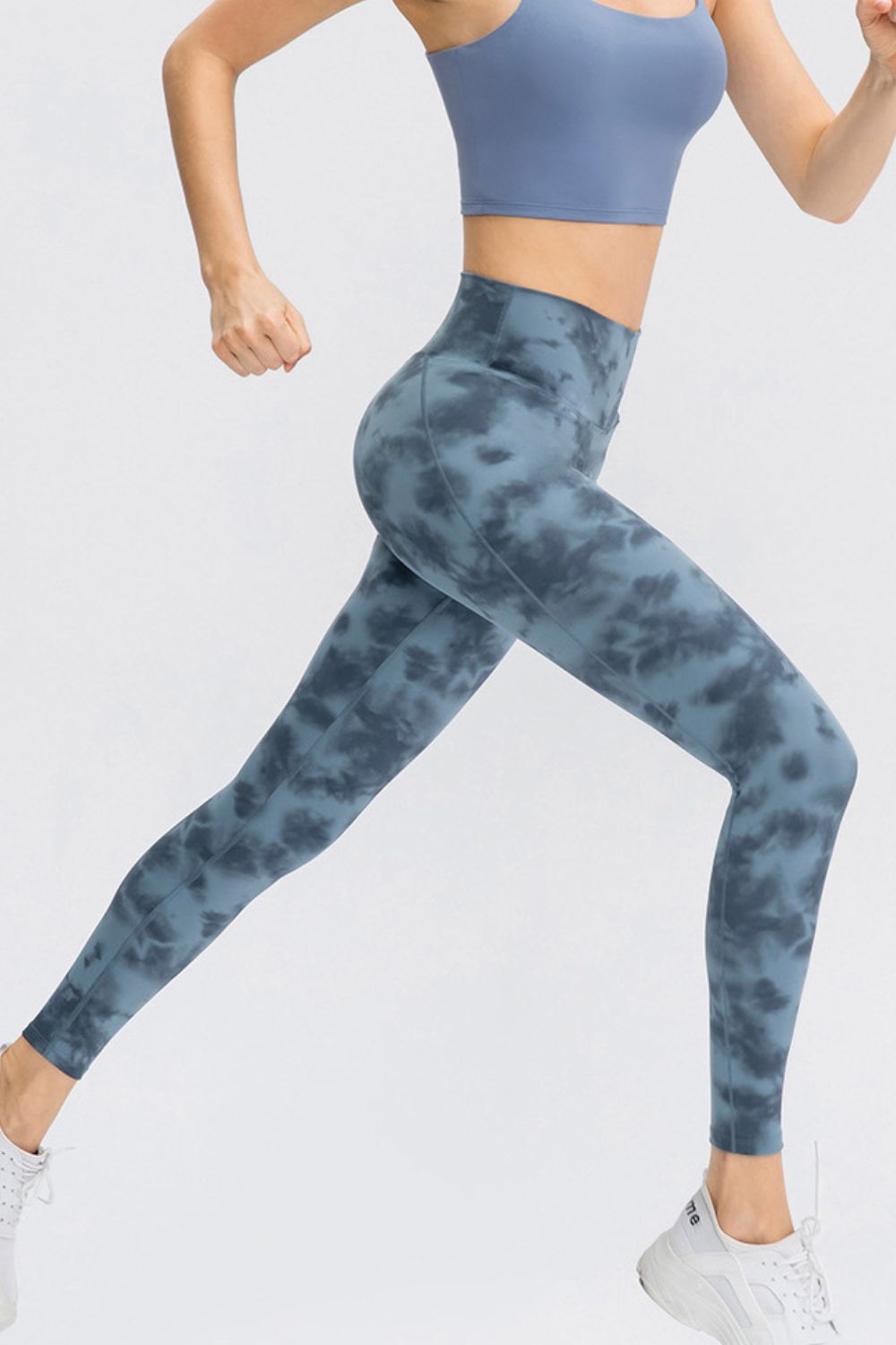 Wide Waistband Slim Fit Long Sports Pants Trandify deal