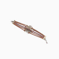 Alloy PU Leather Rope Bracelet Trandify deal