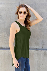 Basic Bae Full Size Round Neck Tank Trandify Deal