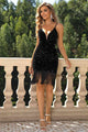 Spaghetti Strap Fringe Trim Dress Trandify deal