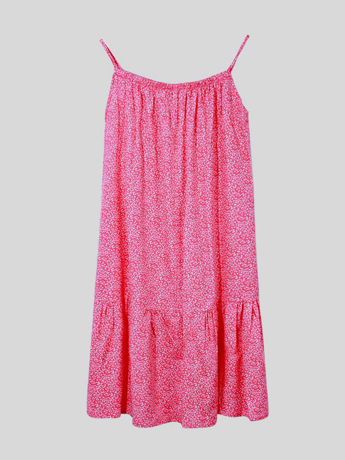 Full Size Printed Sleeveless Mini Cami Dress Trandify deal