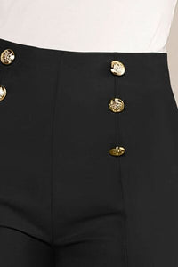 Decorative Button High Waist Shorts Trandify deal