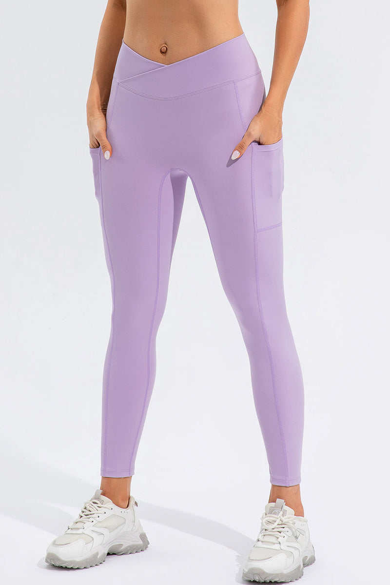 High Waist Active Leggings with Pockets Trandify deal