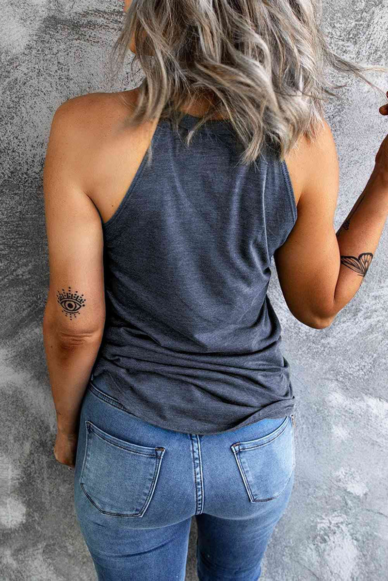 US Flag Heart Graphic Tank - Trandify Deal