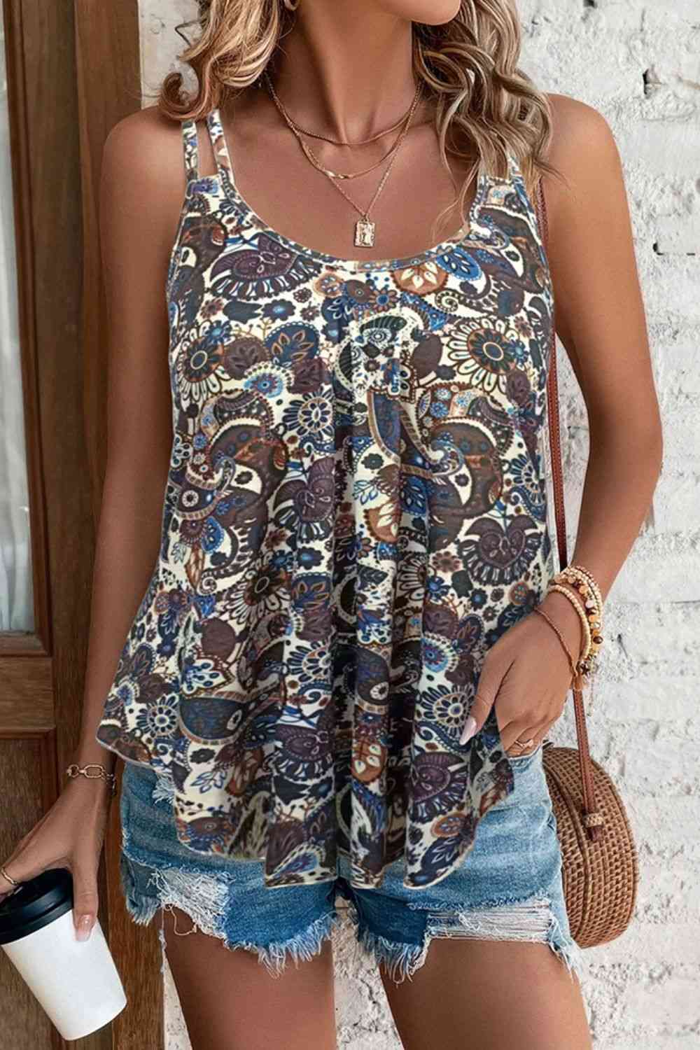 Scoop Neck Double-Strap Cami Trandify deal
