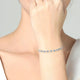 Inlaid Moissanite 925 Sterling Silver Bracelet Trandify deal