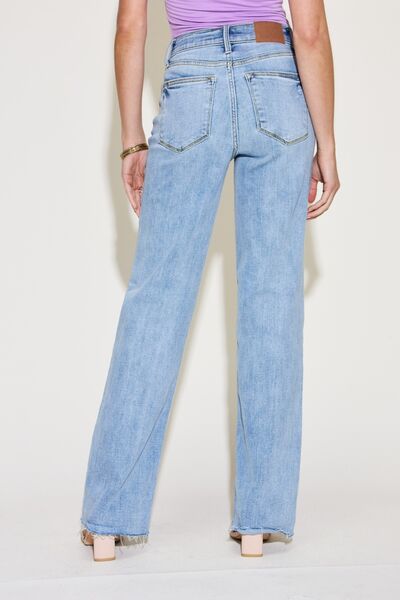 Judy Blue Full Size V Front Waistband Straight Jeans Trandify deal