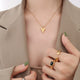 Titanium Steel Heart Pendant Necklace Trandify deal