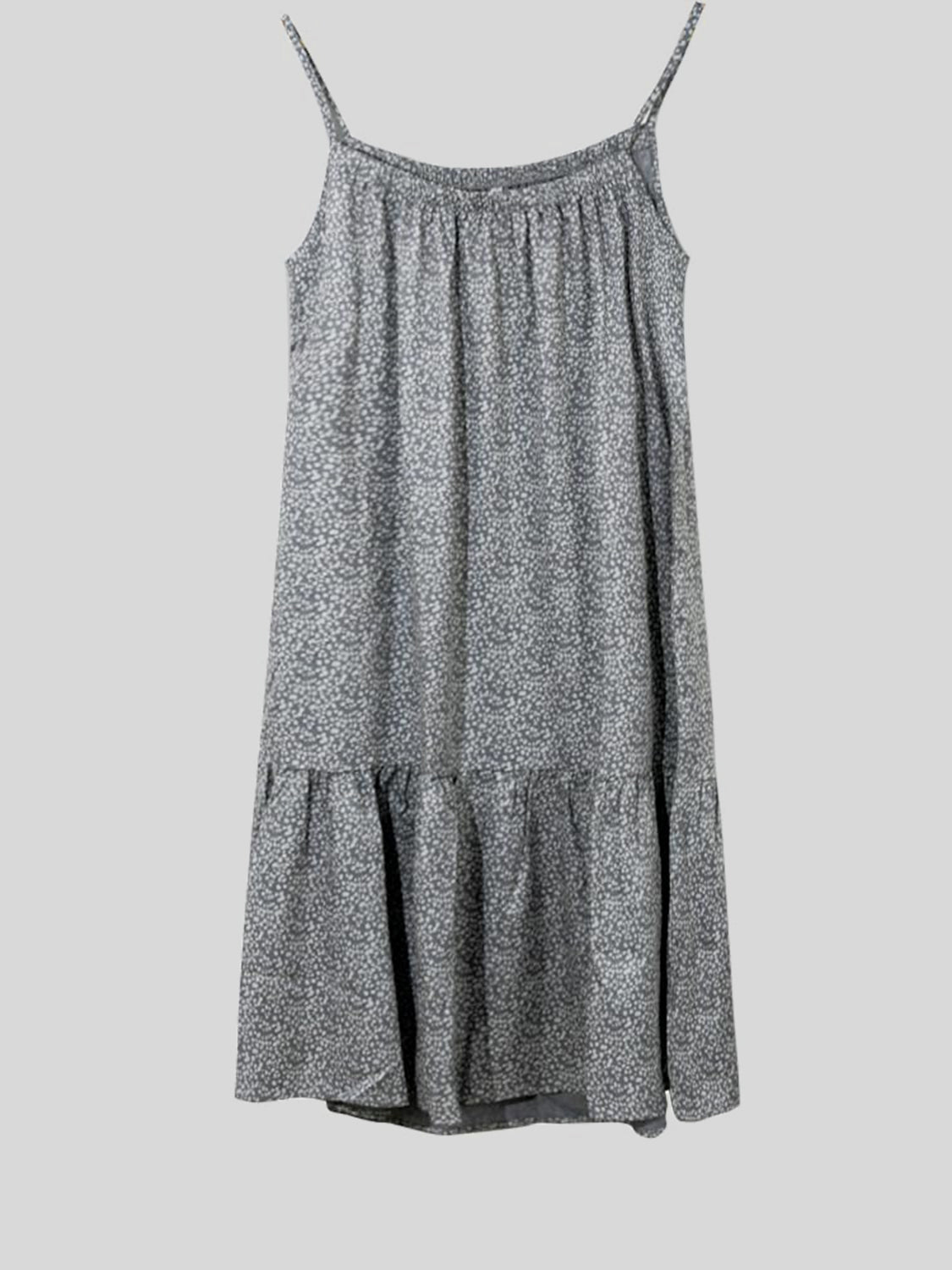 Full Size Printed Sleeveless Mini Cami Dress Trandify deal