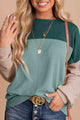 Color Block Dropped Shoulder T-Shirt Trandify deal