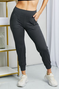 Leggings Depot Full Size Wide Waistband Cropped Joggers Trandify deal
