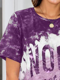 NOPE NOT TODAY Round Neck Short Sleeve T-Shirt Trandify deal
