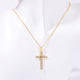 Stainless Steel Inlaid Zircon Cross Necklace Trandify deal