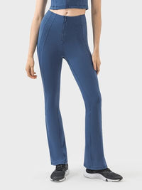 Millennia Zipper Detail High Waist Active Pants Trandify deal