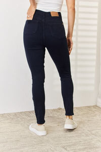 Judy Blue Full Size Garment Dyed Tummy Control Skinny Jeans Trandify deal