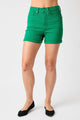 Judy Blue Full Size Tummy Control Garment Dyed Denim Shorts Trandify deal