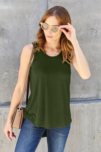 Basic Bae Full Size Round Neck Tank Trandify Deal